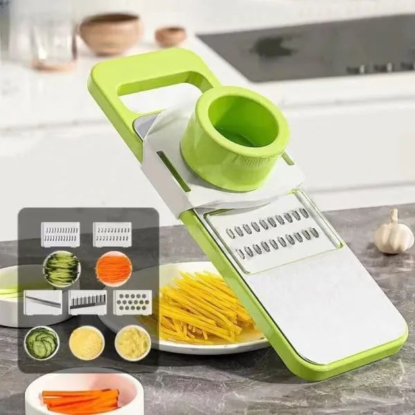 5in1 Vegetable Cutter Stainless Steel Multifunctional