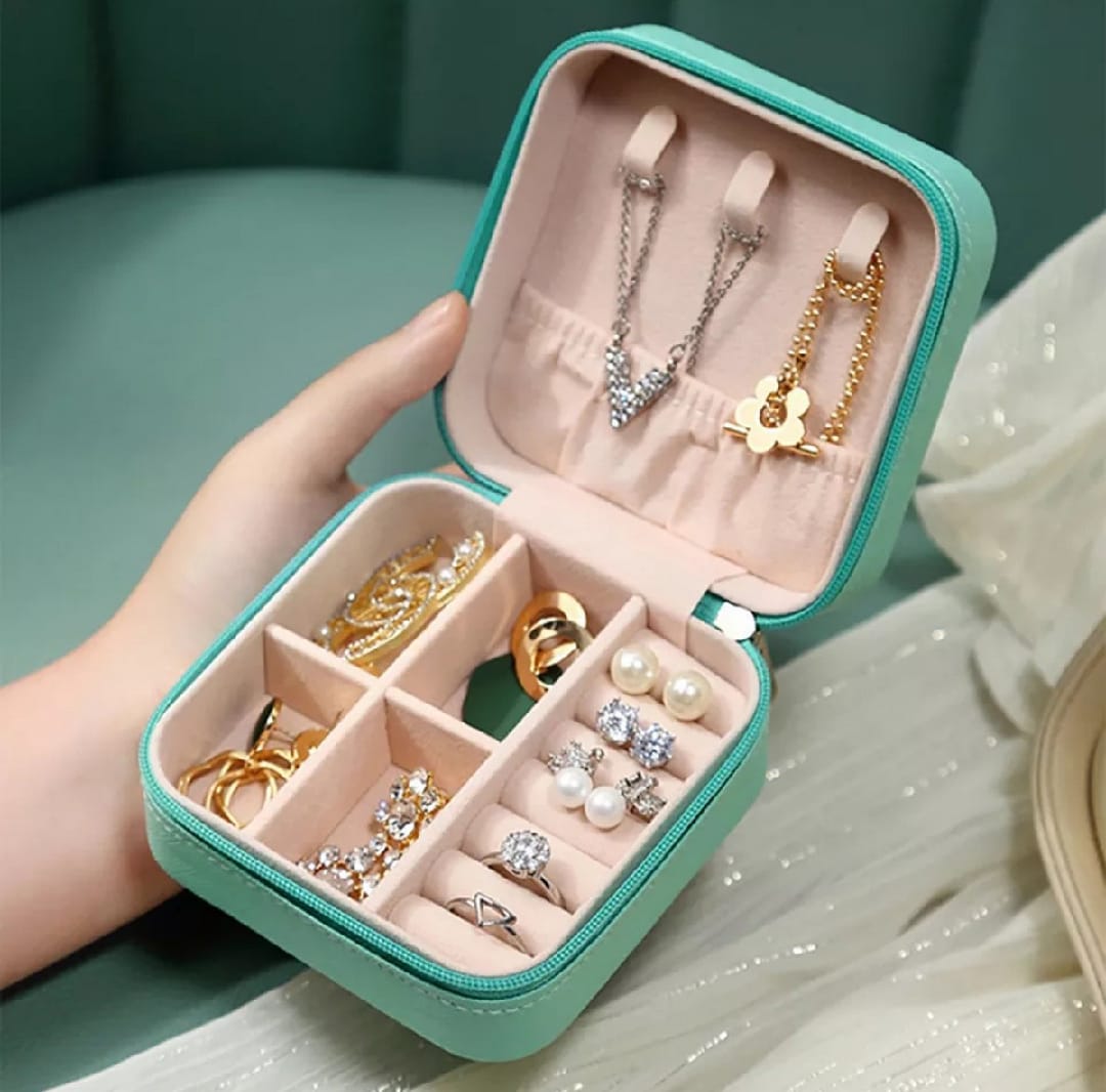 Jewelry Box, Travel Jewelry, Display Organizer, Portable Travel Jewelry Box