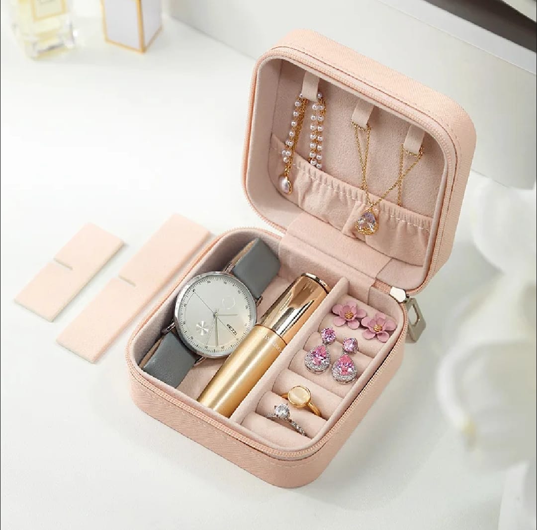 Jewelry Box, Travel Jewelry, Display Organizer, Portable Travel Jewelry Box