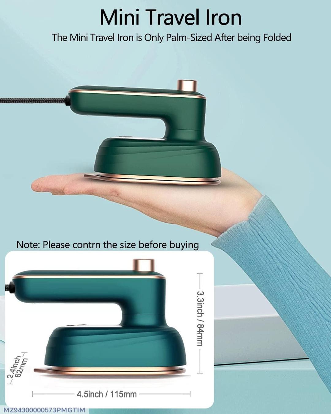 Portable Garment Steamer for Clothes, Lightable Professional Fabric Wrinkle Remover for Home & Travel