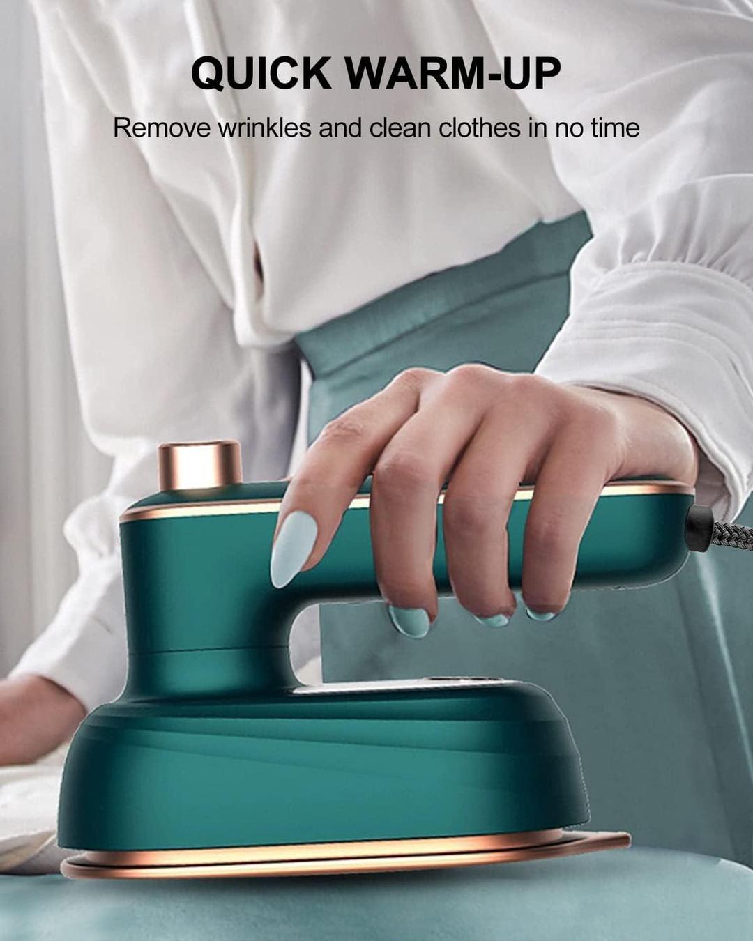 Portable Garment Steamer for Clothes, Lightable Professional Fabric Wrinkle Remover for Home & Travel